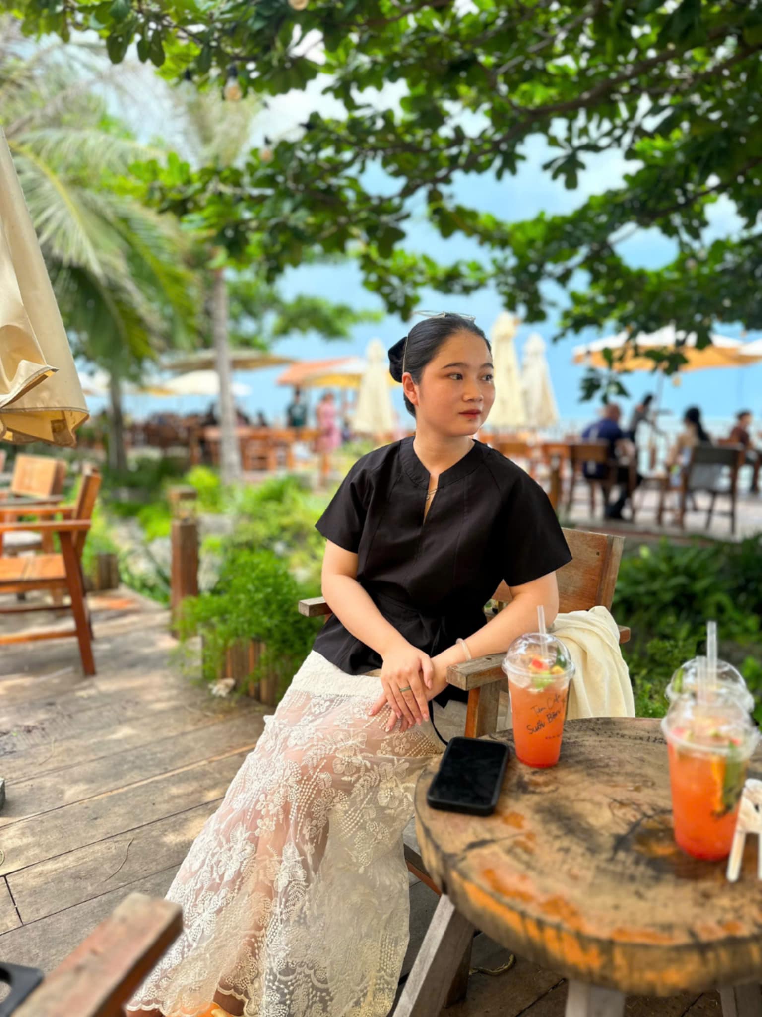 Birthday cake with candles